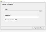 Backup window